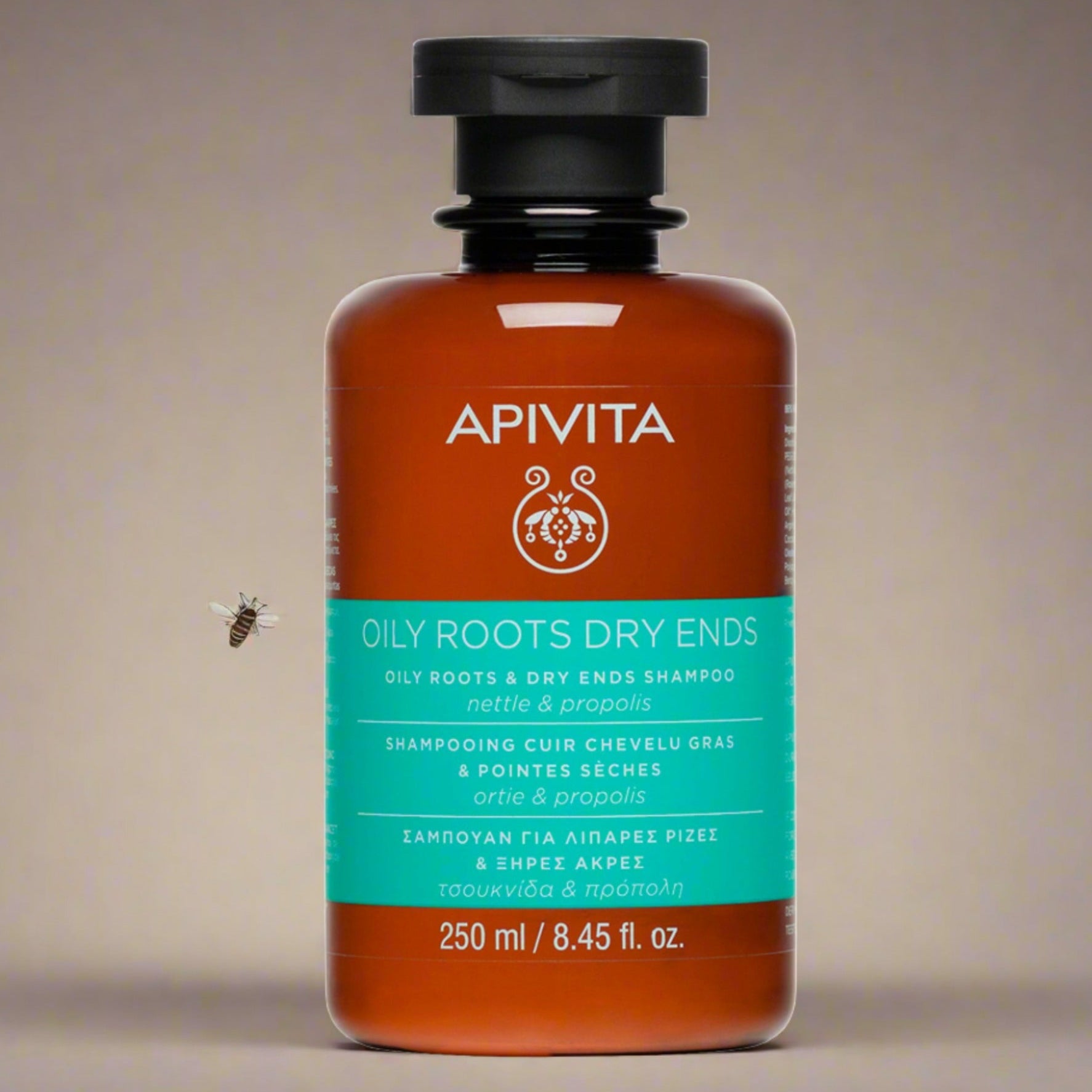 Apivita oily roots & dry ends shampoo x 250ml