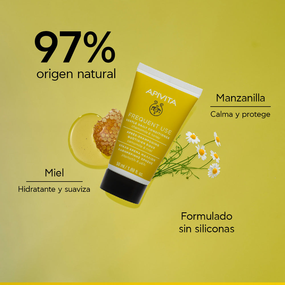 Apivita acondicionador Cuidado Diario x 50 ml