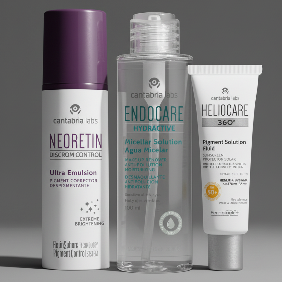 Kit FULL ANTIMANCHAS Neoretin Ultra GRATIS Hydractive Micelar 100ml GRATIS Heliocare Pigment Solution x 15ml