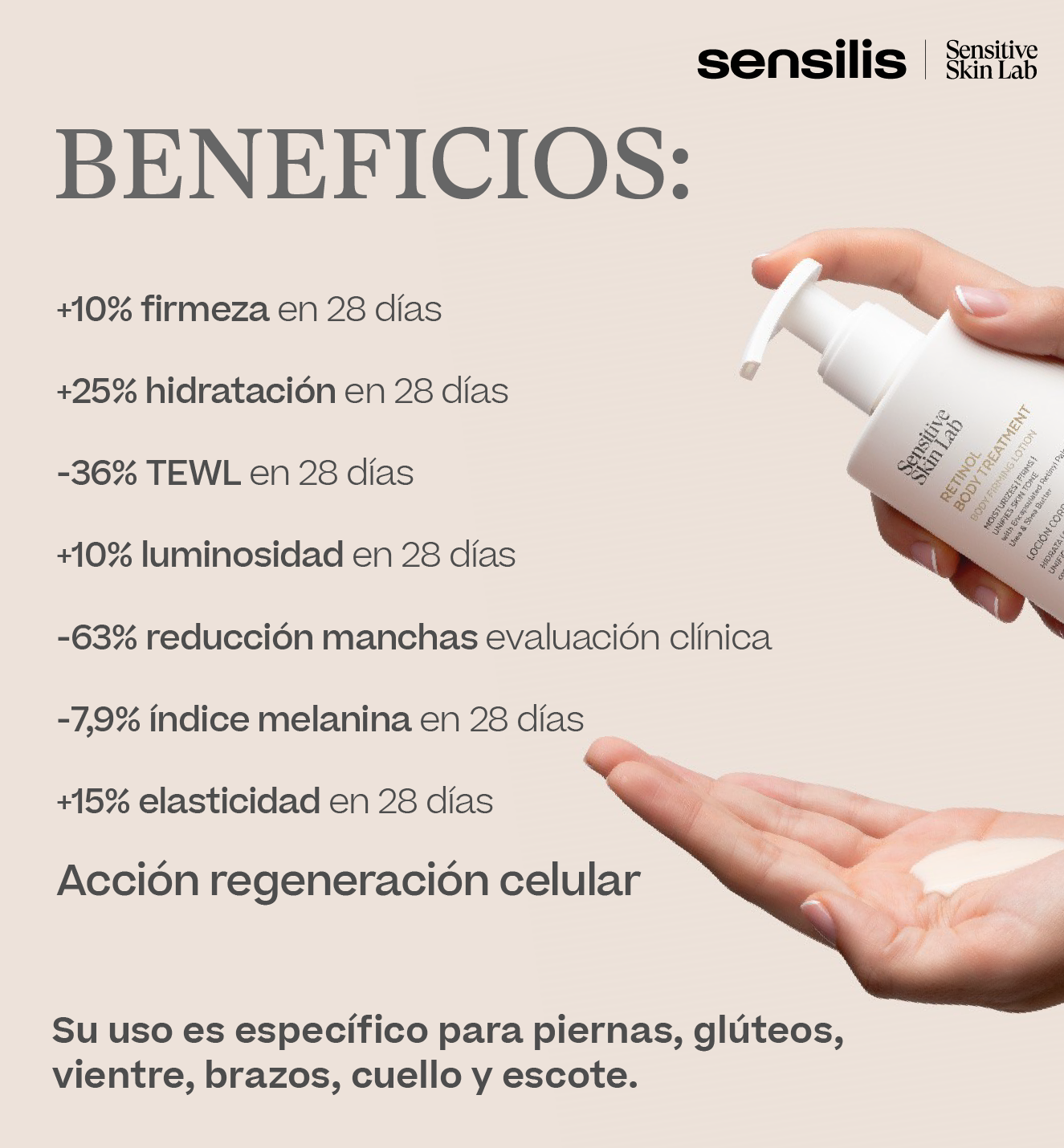 Sensilis Retinol Body Treatment x 200 ml