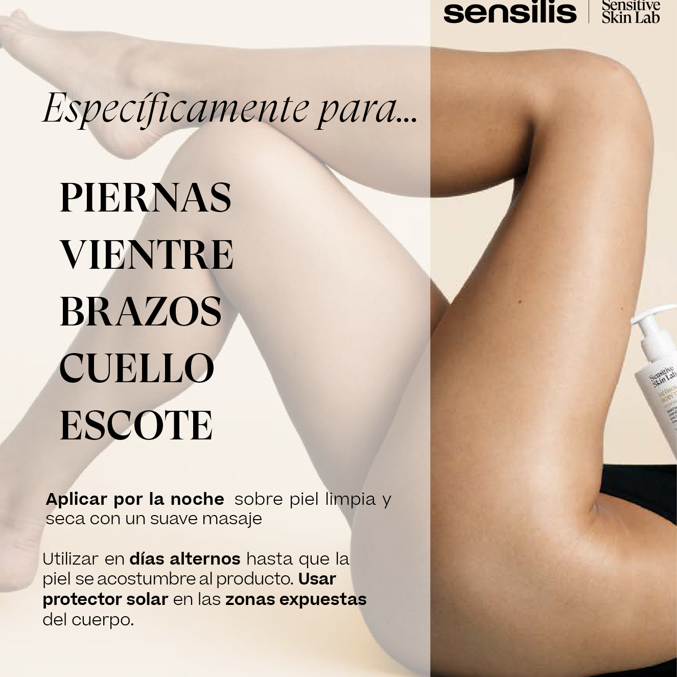 Kit Sensilis Eternalist A.G.E X 20ml - contorno de ojos GRATIS Sensilis Retinol Body Treatment x 200 ml