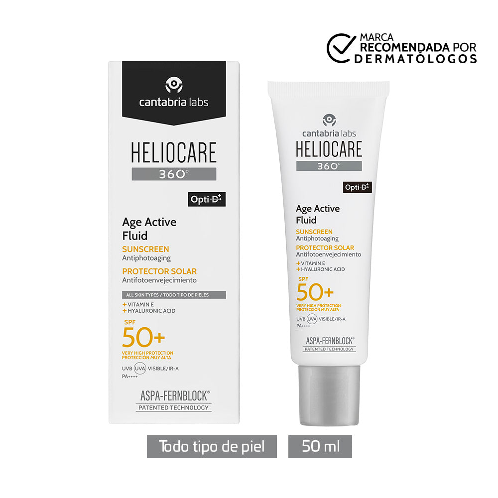 Heliocare 360° Age Active - Protector solar - Antiedad X 50ml