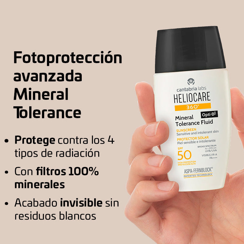 Heliocare 360° Mineral Tolerance - Protector solar x 50ml