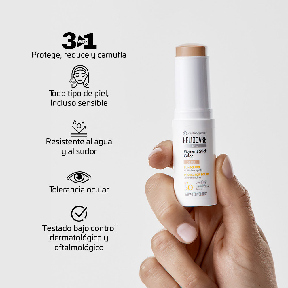 Heliocare 360 Pigment Stick Beige - Despigmentante x 10g