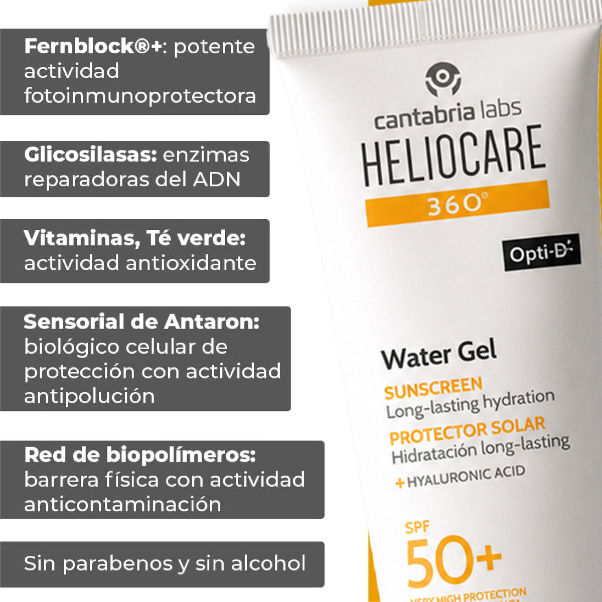 Heliocare 360° Water Gel - Protector solar x 50 ml