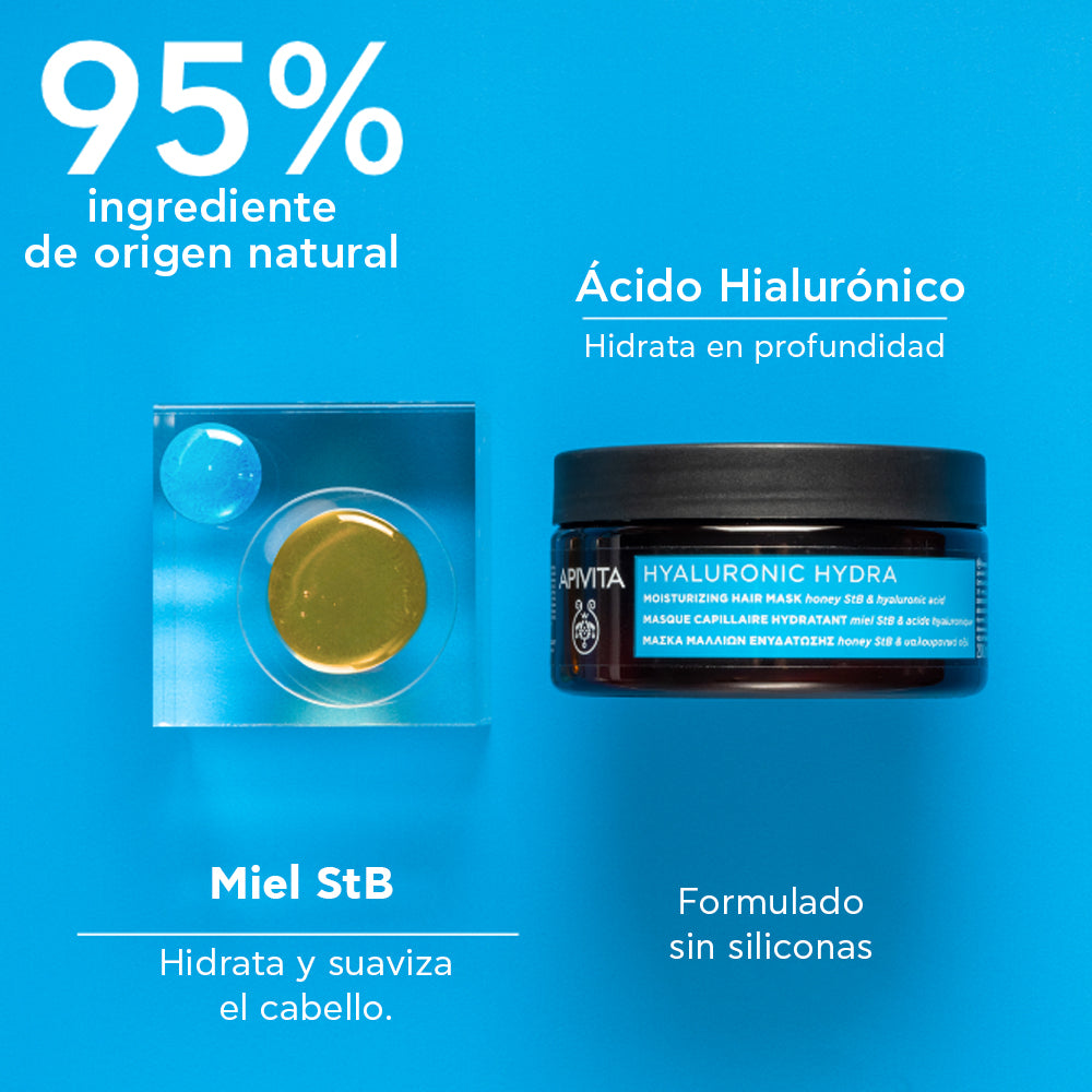 Apivita  Hyaluronic Hydra Mascarilla capilar x 200ml