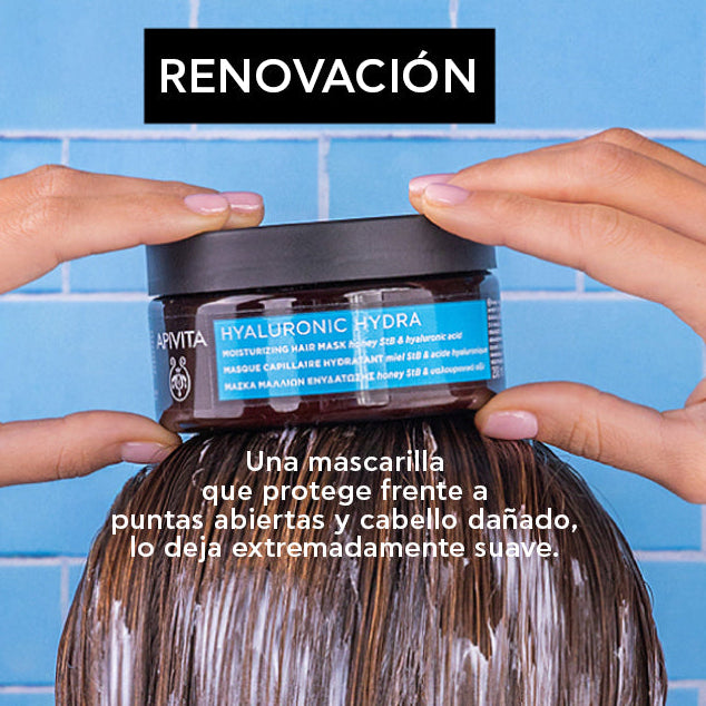 Kit Apivita Hyaluronic Hydra Mascarilla capilar GRATIS Apivita Hyalu Hydra Shampoo - Cabello Fino