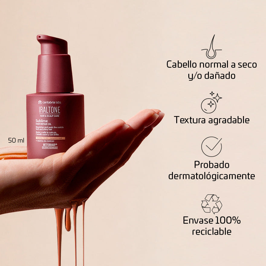 Iraltone Sublime Hair Oil x 50ml - Cuidado Capilar