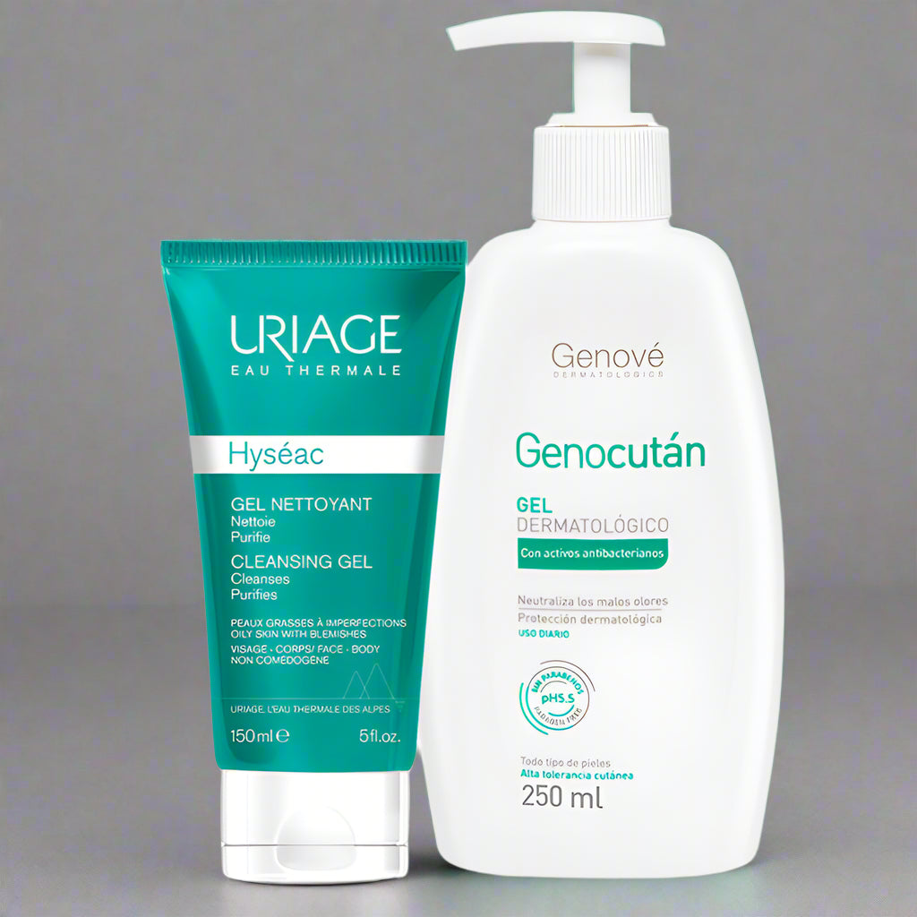 Kit 2x1 Hyséac Gel Limpiadora X 150ml Gratis Genocutan x 250 ml