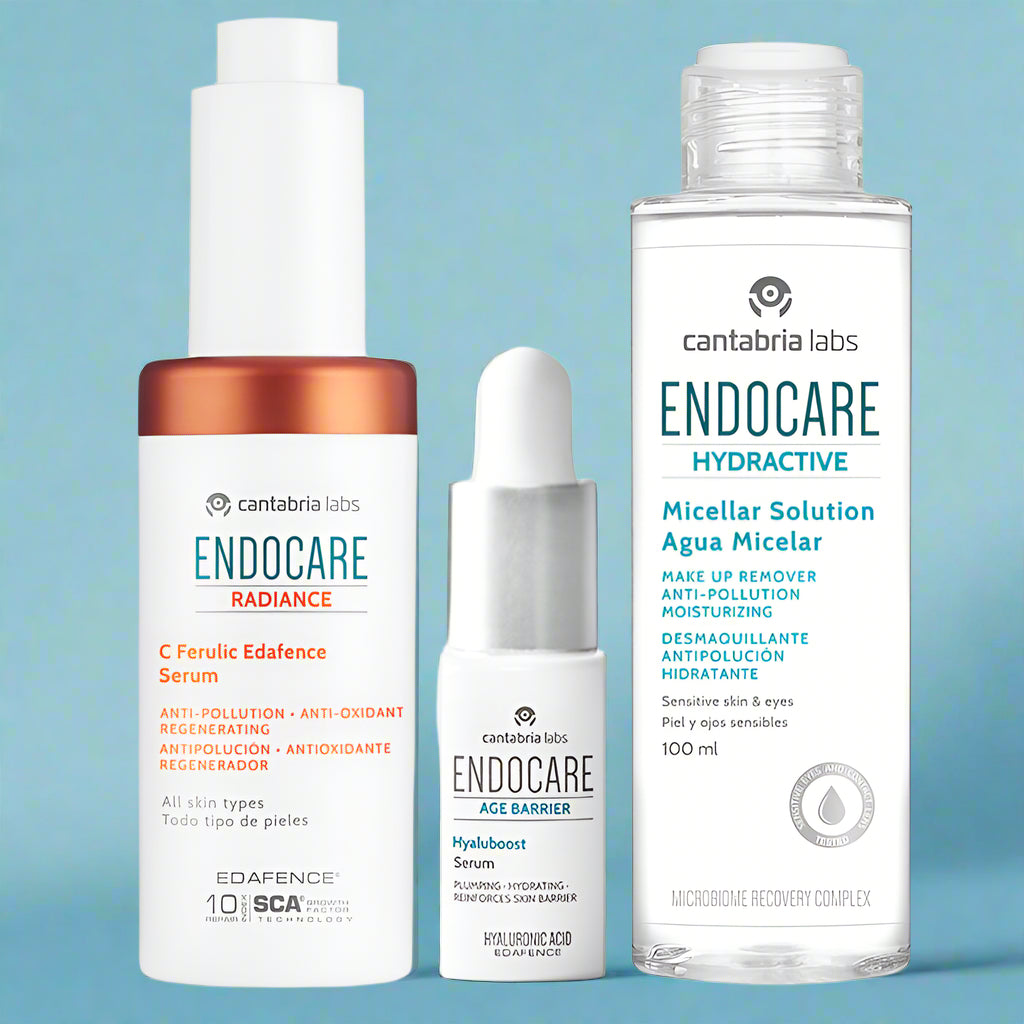 Kit compra Radiance Vit C/Ferúlico GRATIS Hydractive de 100ml + GRATIS Age Barrier Hyaluboost Serum X 10 ml