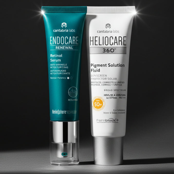 KIT RETINOL MANCHAS Renewal Retinol 0.2% GRATIS Heliocare 360 Pigment Solution