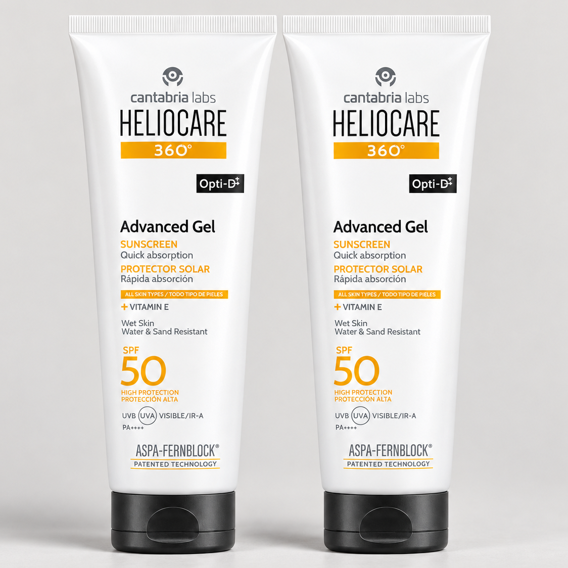 Kit 2X1 Heliocare 360 Advanced Gel x 250ml, compra 1 lleva 2 (500ml)