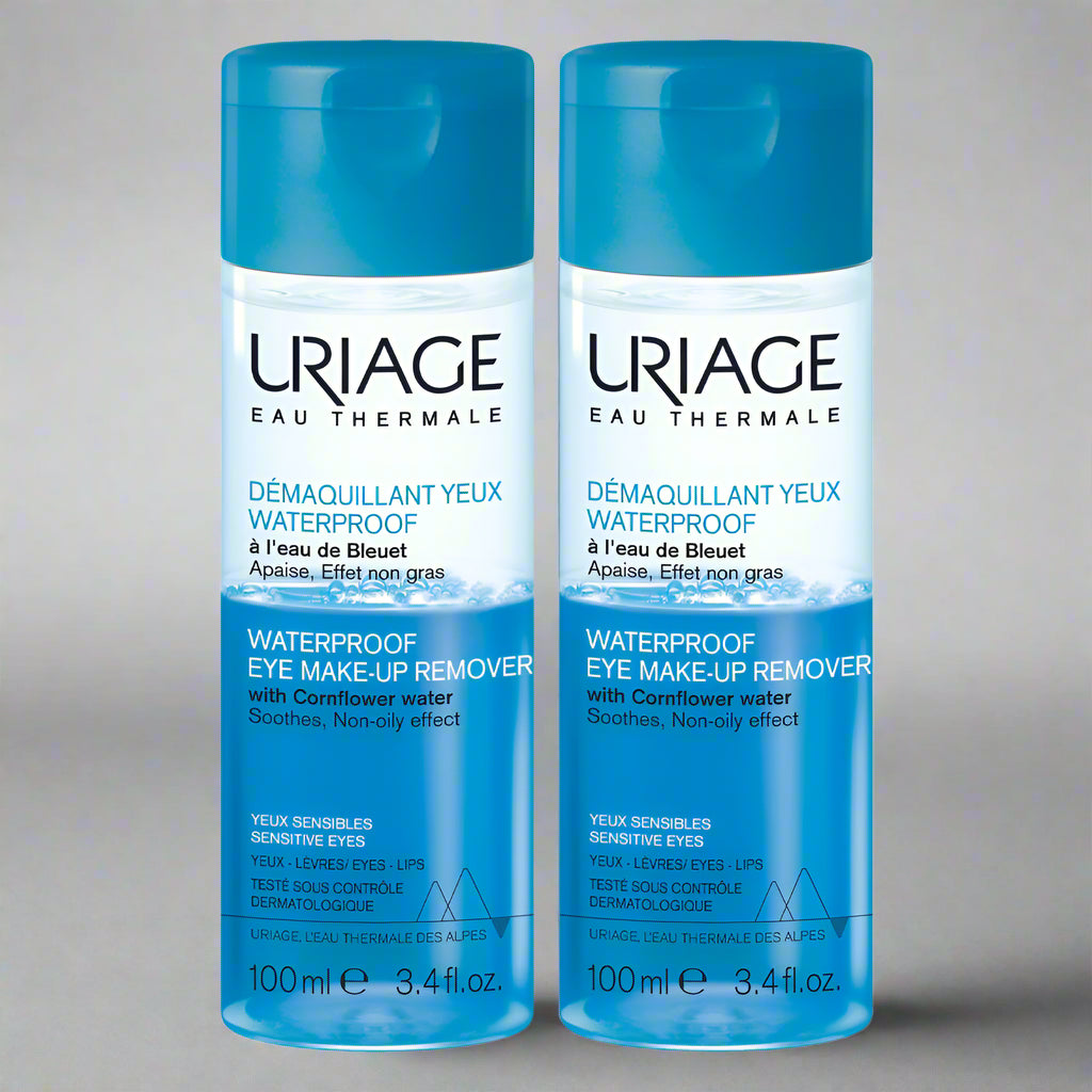 Kit 2x1 DESMAQUILLADOR Uriage Bifásico X 100ml. Compra 1, lleva 2.