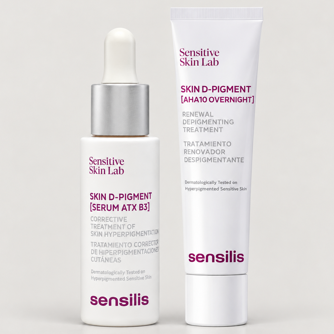 Sensilis Kit Facial Antimanchas Skin D-Pigment Serum X 30ml GRATIS Skin D-Pigment AHA 10%