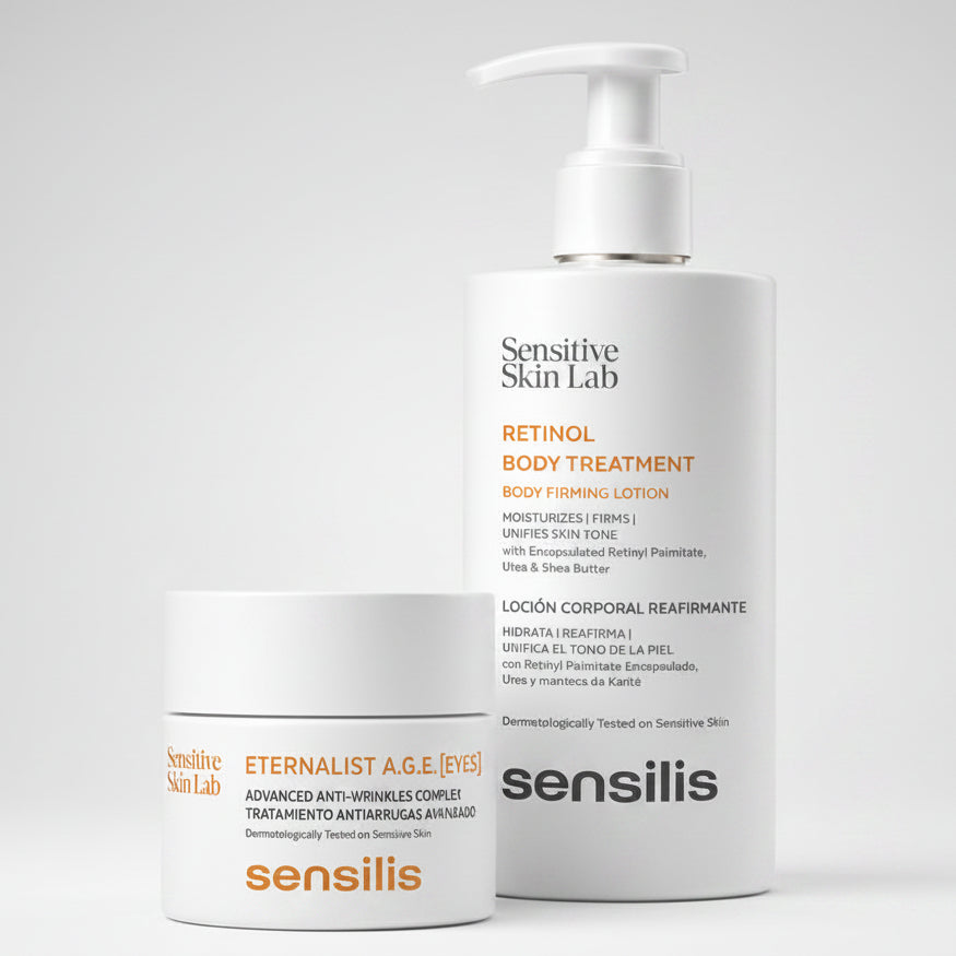 Kit Sensilis Eternalist A.G.E X 20ml - contorno de ojos GRATIS Sensilis Retinol Body Treatment x 200 ml