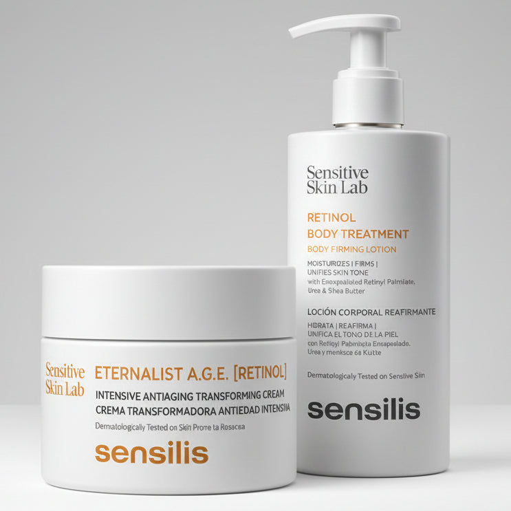 Kit FULL RETINOL Sensilis Eternalist A.G.E. (Retinol) GRATIS Retinol Body Treatment x 200 ml