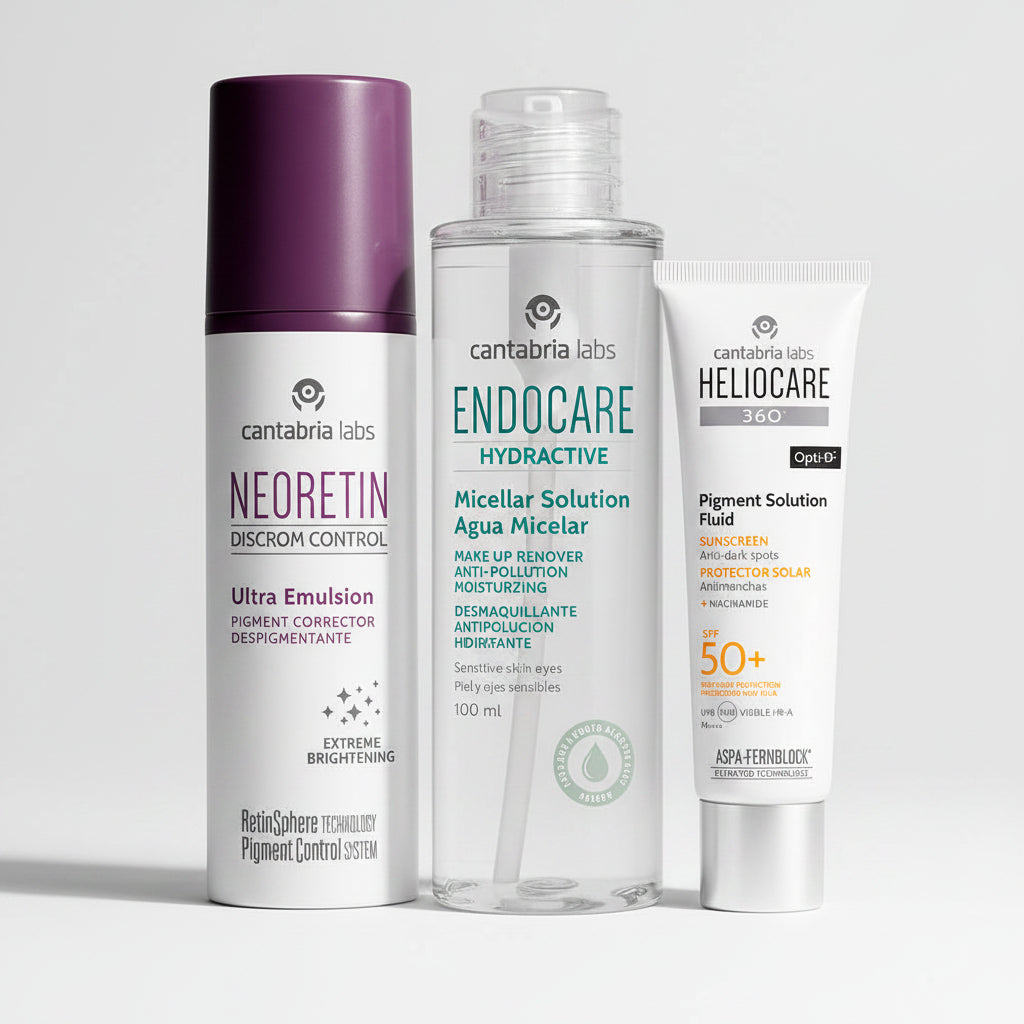 Kit FULL ANTIMANCHAS Neoretin Ultra GRATIS Hydractive Micelar 100ml GRATIS Heliocare Pigment Solution x 15ml