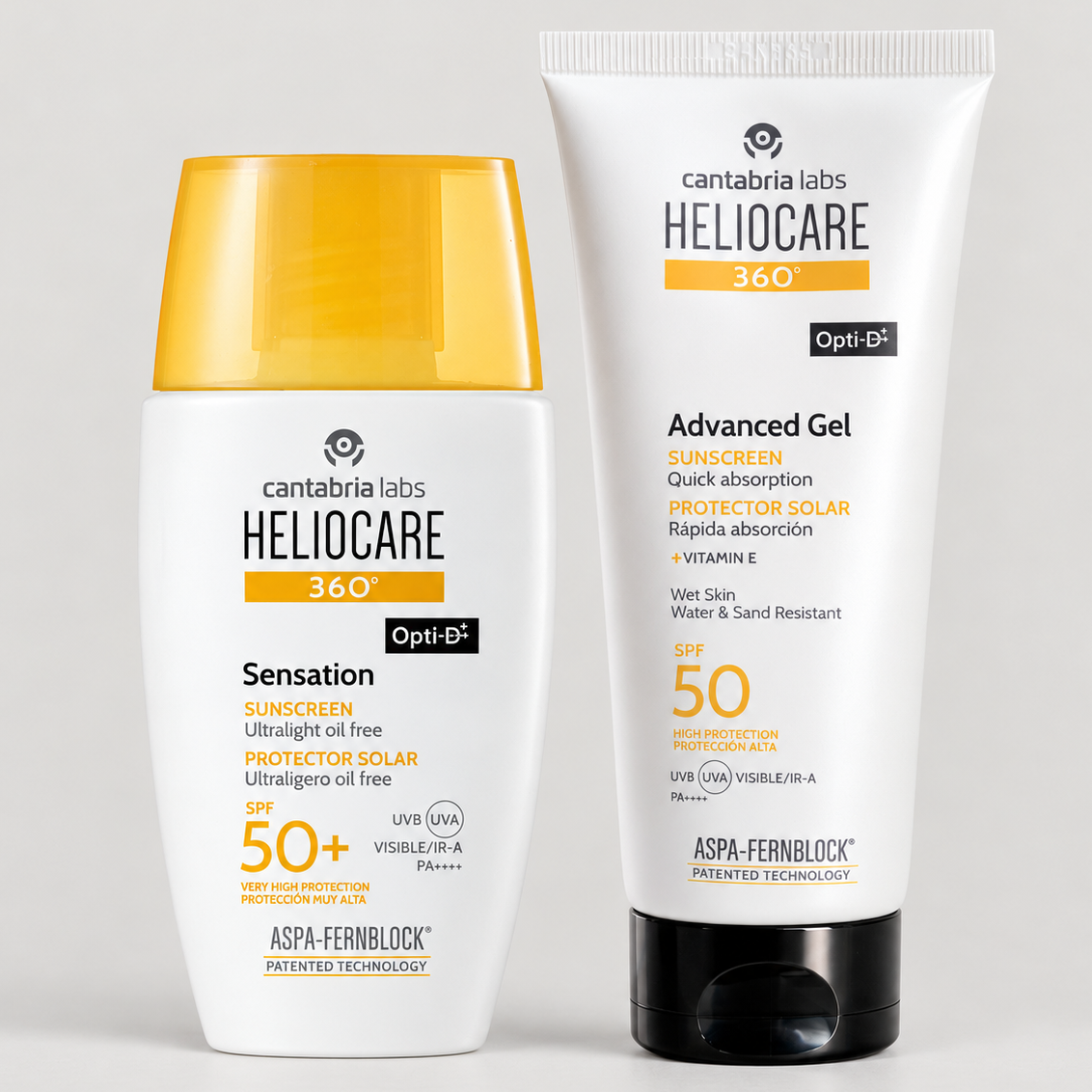 Kit SENSATION TOTAL Heliocare 360° Sensation Gratis Heliocare 360° Advanced Gel x 100ml