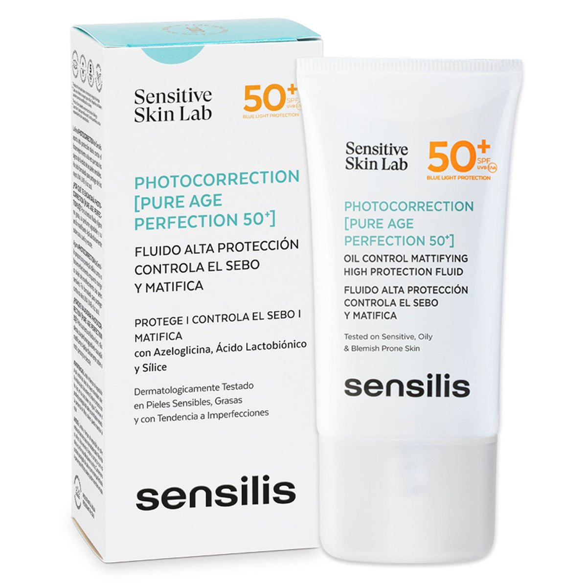 Sensilis Photocorrection [Pure Age Perfection 50+] X 40ml - Protección solar
