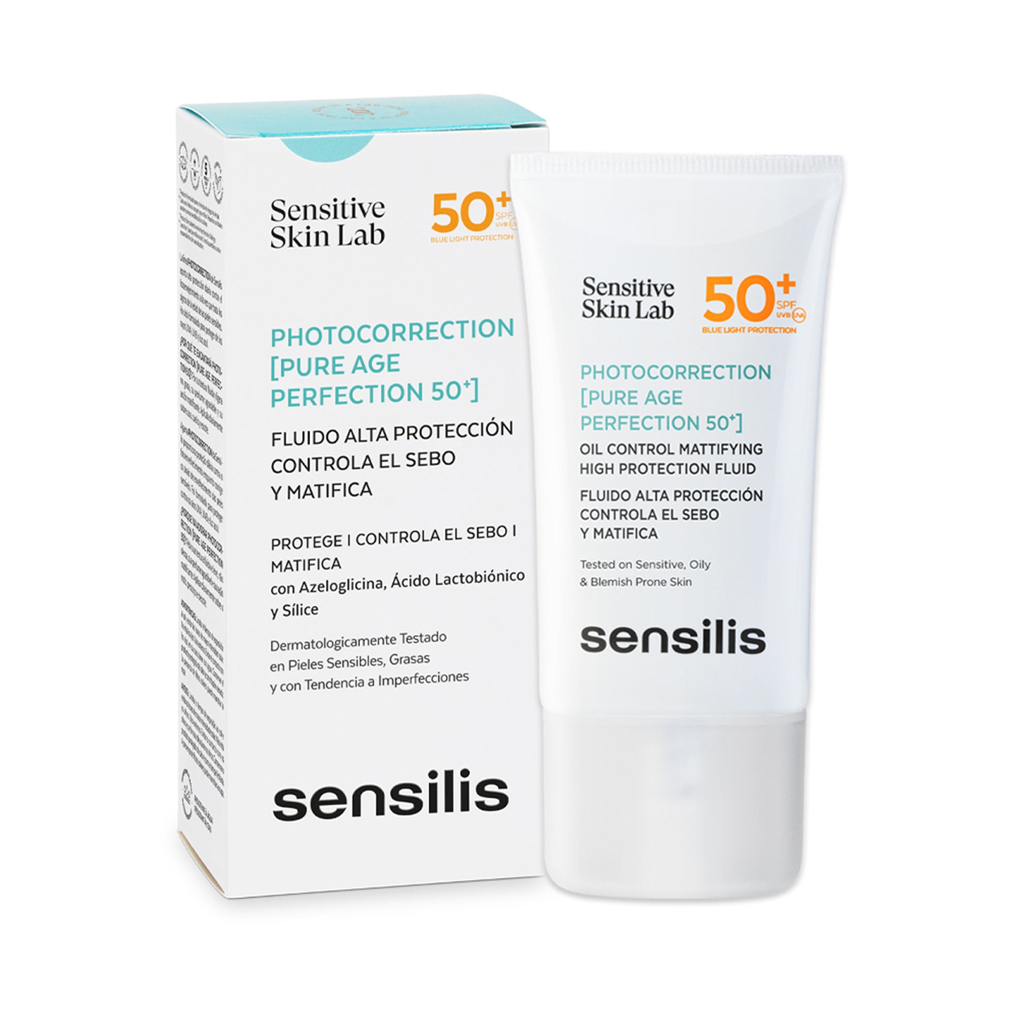 Sensilis Photocorrection [Pure Age Perfection 50+] X 40ML - Protección solar