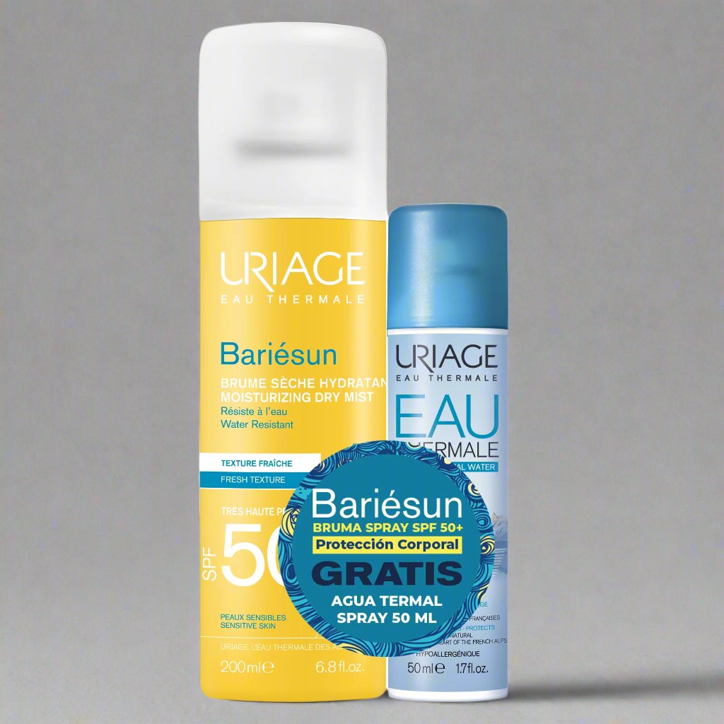 Kit 2x1 Bariesun Spray GRATIS Agua termal Uriage 50ml