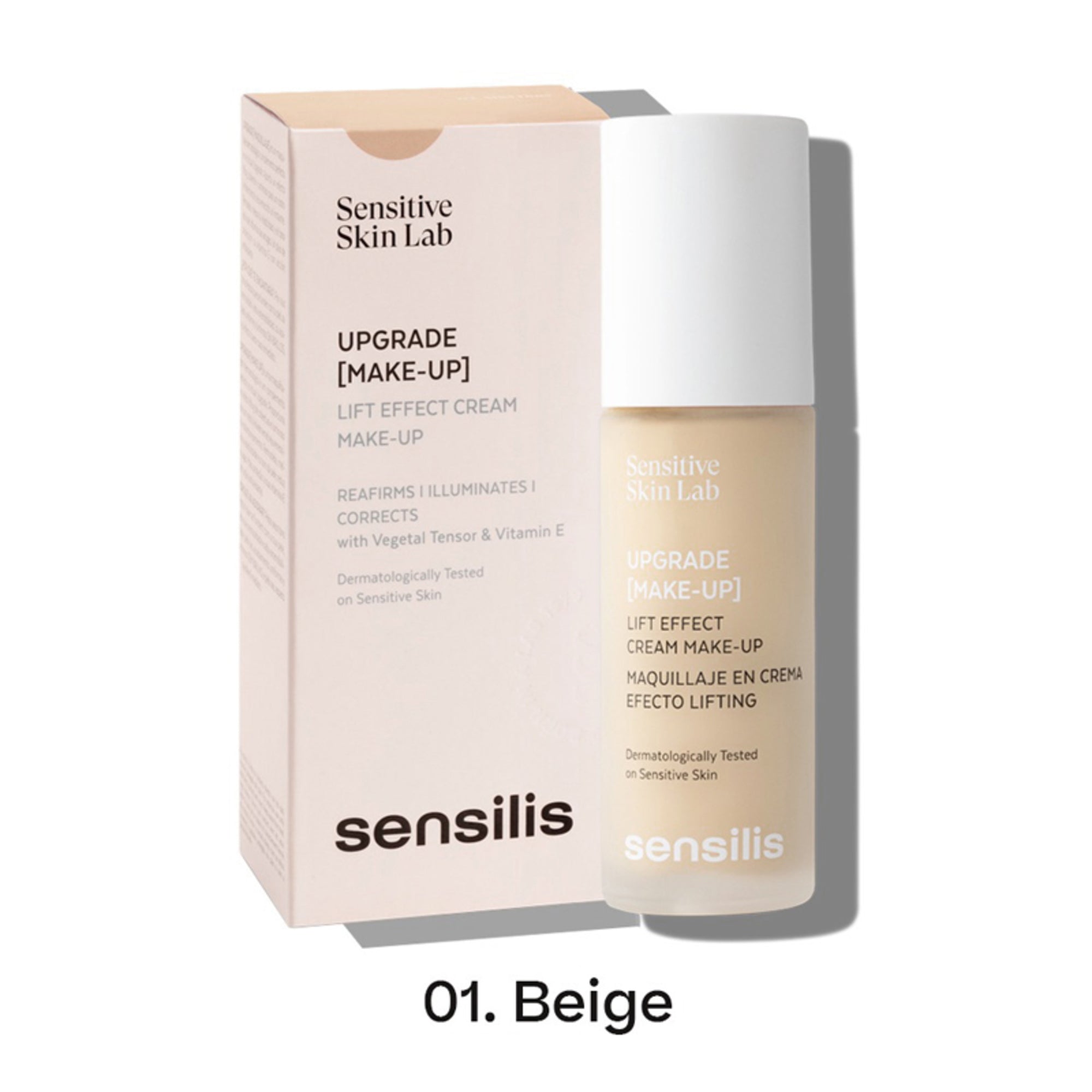 Sensilis upgrade base maquillaje tono beige - Antiedad