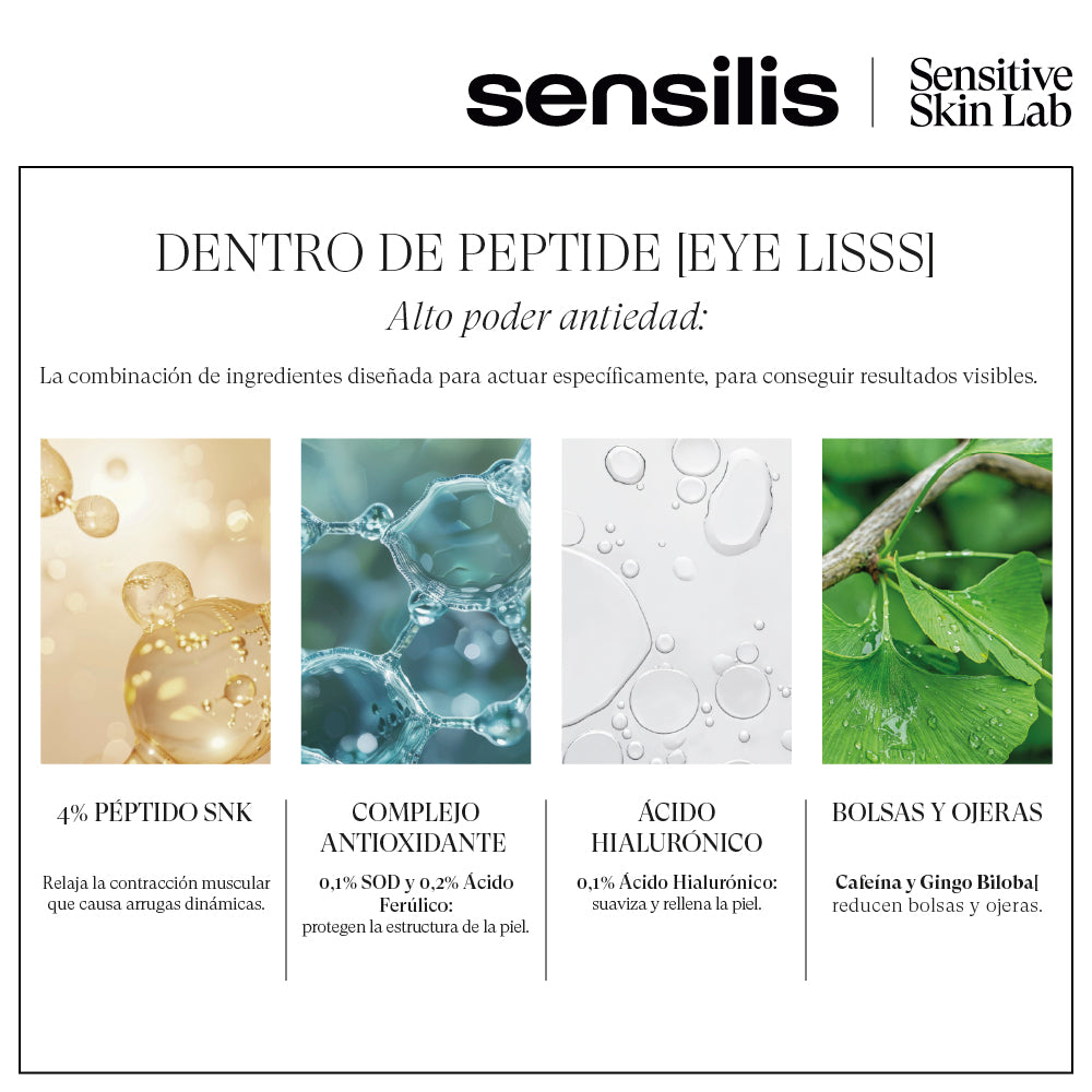 Sensilis Peptide Eye Lisss x 15ml