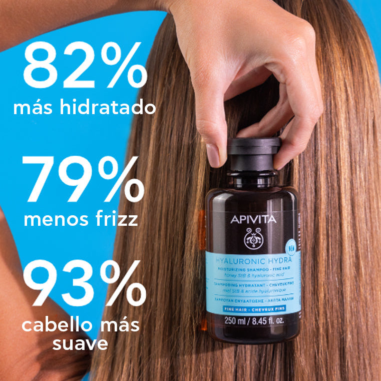 Kit Apivita Hyaluronic Hydra Mascarilla capilar GRATIS Apivita Hyalu Hydra Shampoo - Cabello Fino