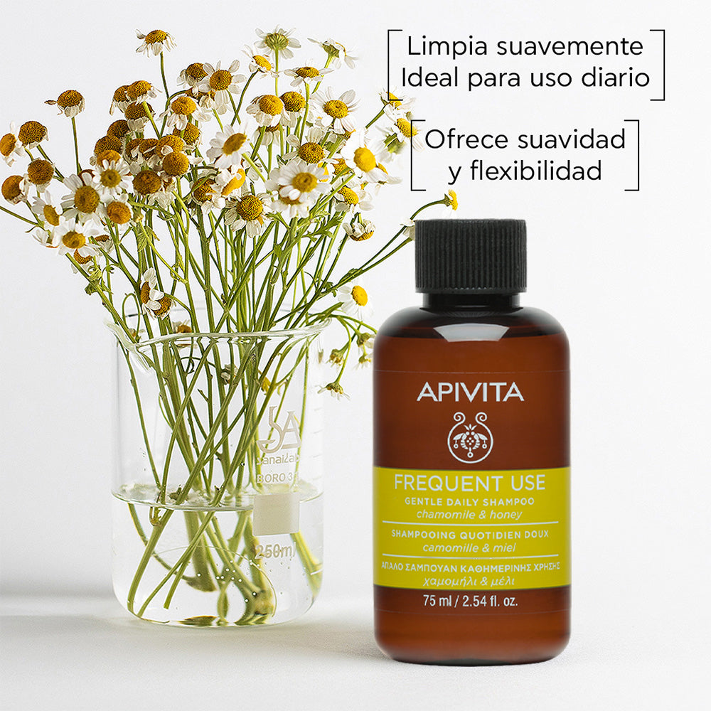 Apivita Shampoo Cuidado diario X 75ml
