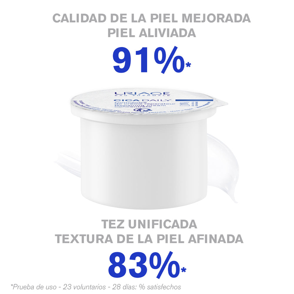 Kit Uriage Cica Daily Crema Reparadora Concentrada X 50ml GRATIS Uriage Cica Daily Crema Reparadora Concentrada X 50ml - Refill