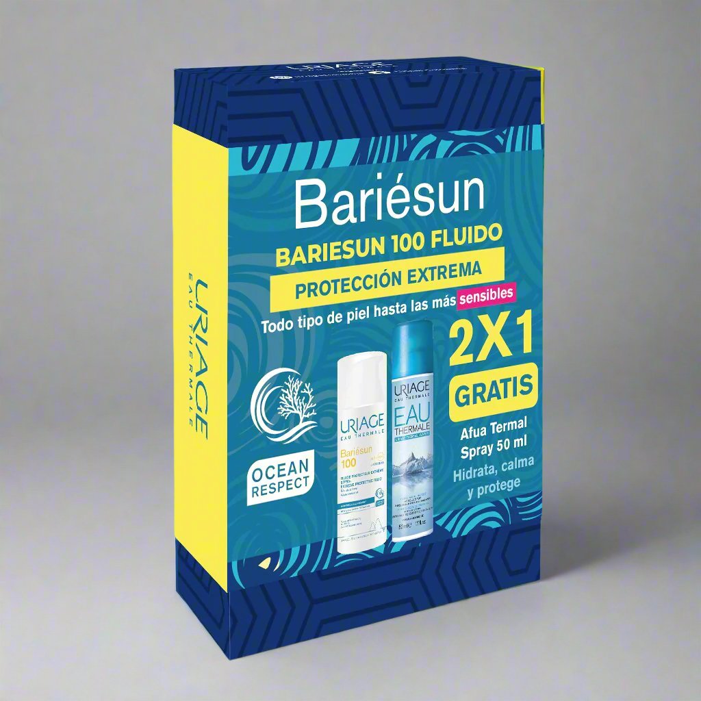 Kit 2x1 Bariesun 100 GRATIS Uriage Agua Termal 50ml