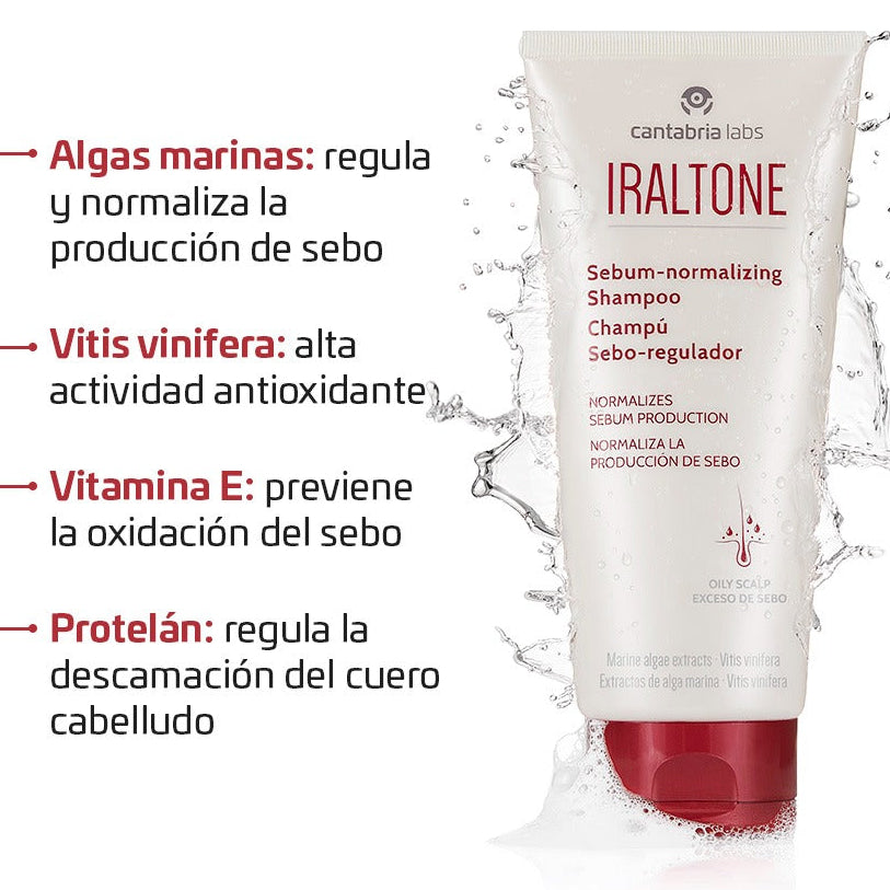 Iraltone Champu Sebo Regulador x 200ml - Pelo