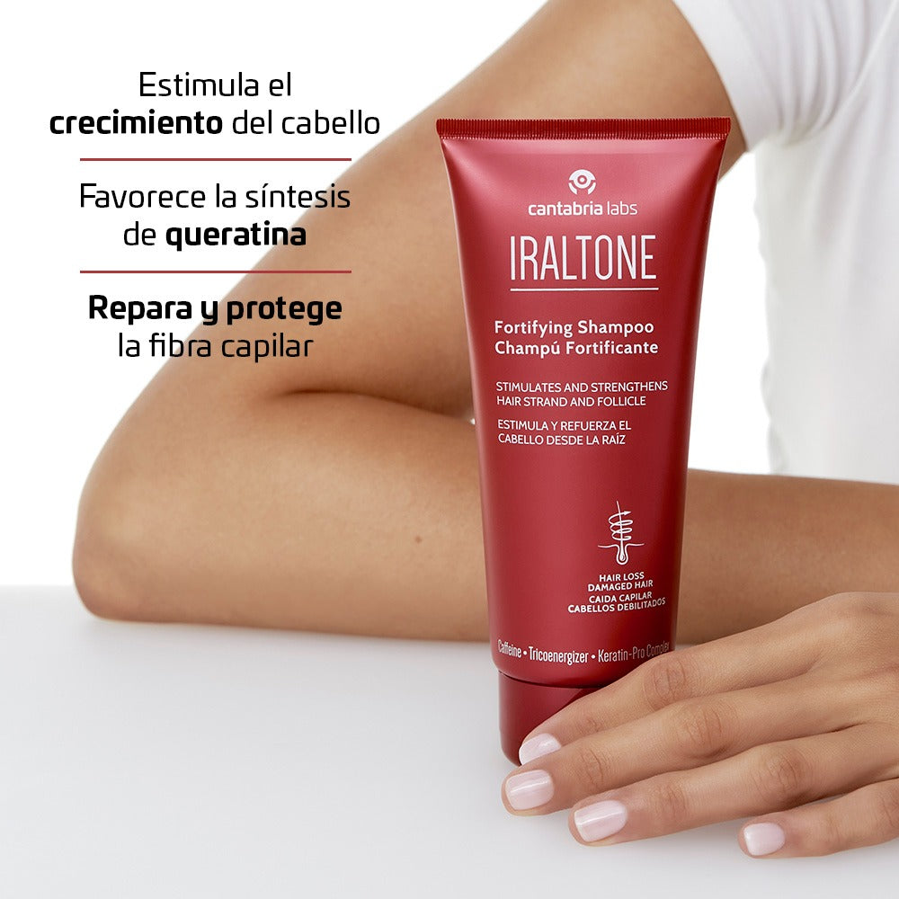 Iraltone champu fortificante x 200ml - Prevención caída - Pelo