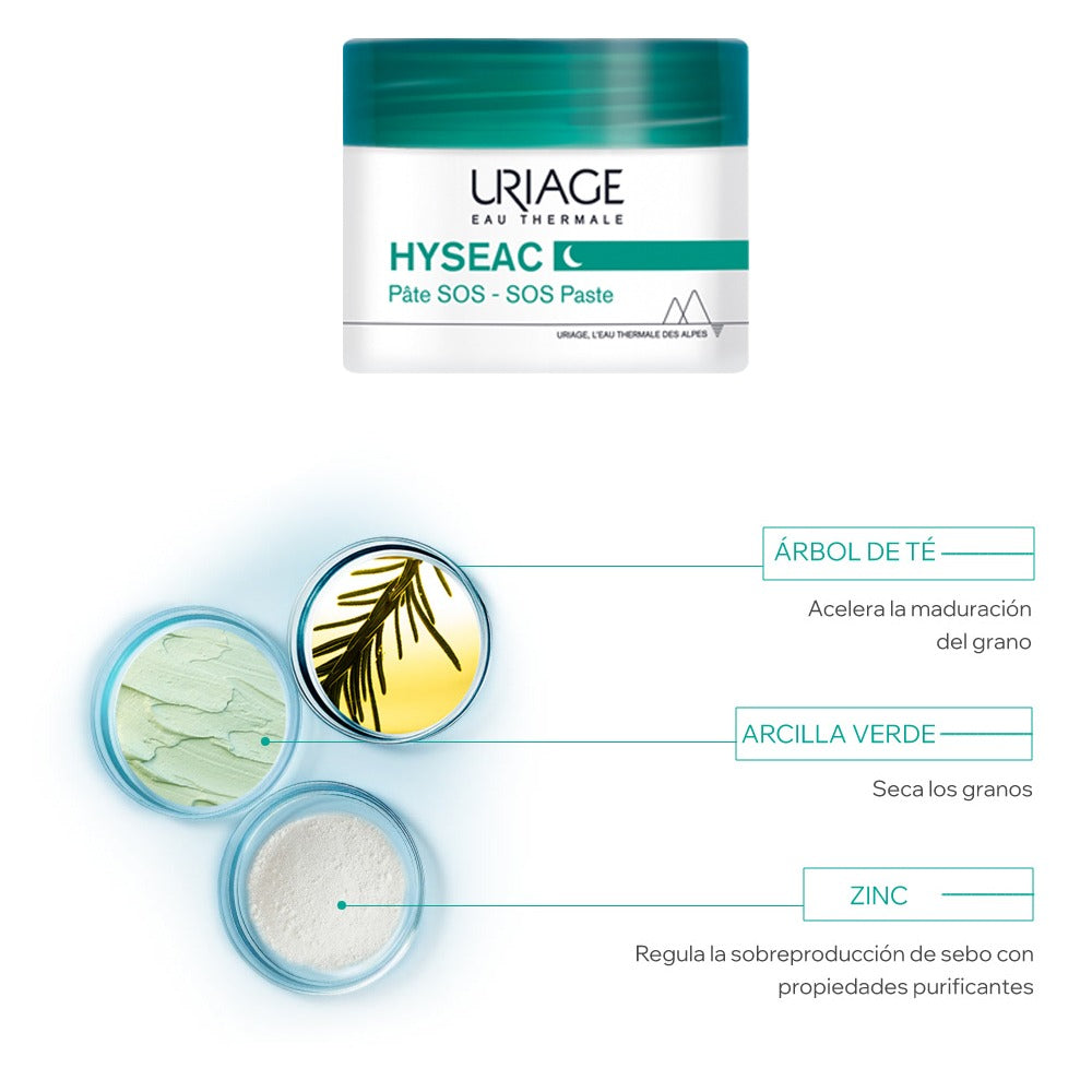 Uriage Hyséac Pasta SOS - Mascarilla Anti imperfecciones x 15ml