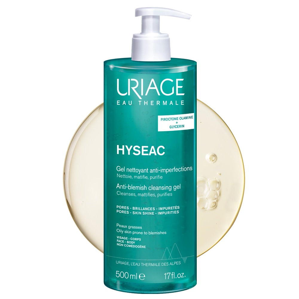Uriage Hyséac Gel Limpiador X 500ml - Anti imperfecciones