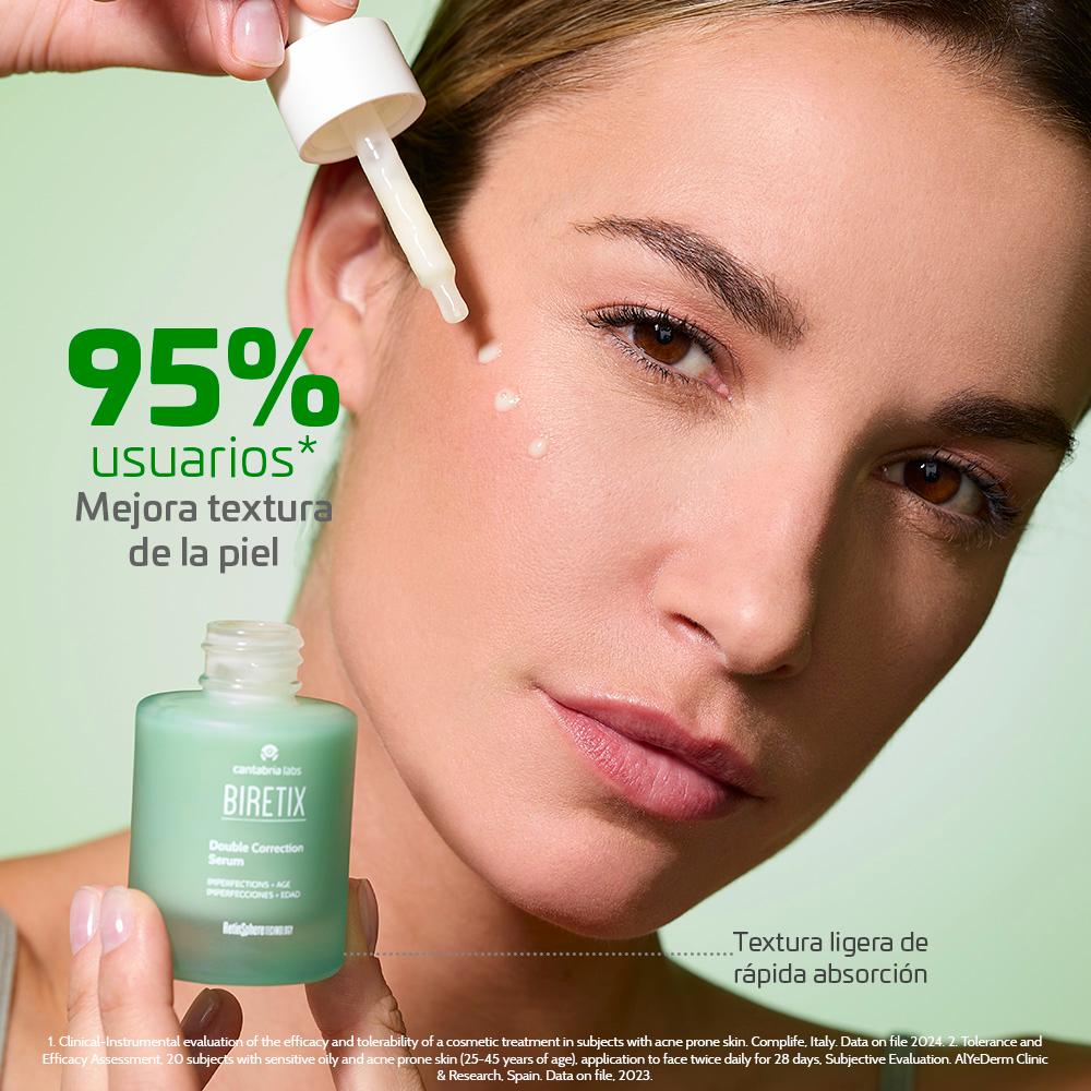 Biretix Doble Suero Imperfecciones / Antiedad x 30ml