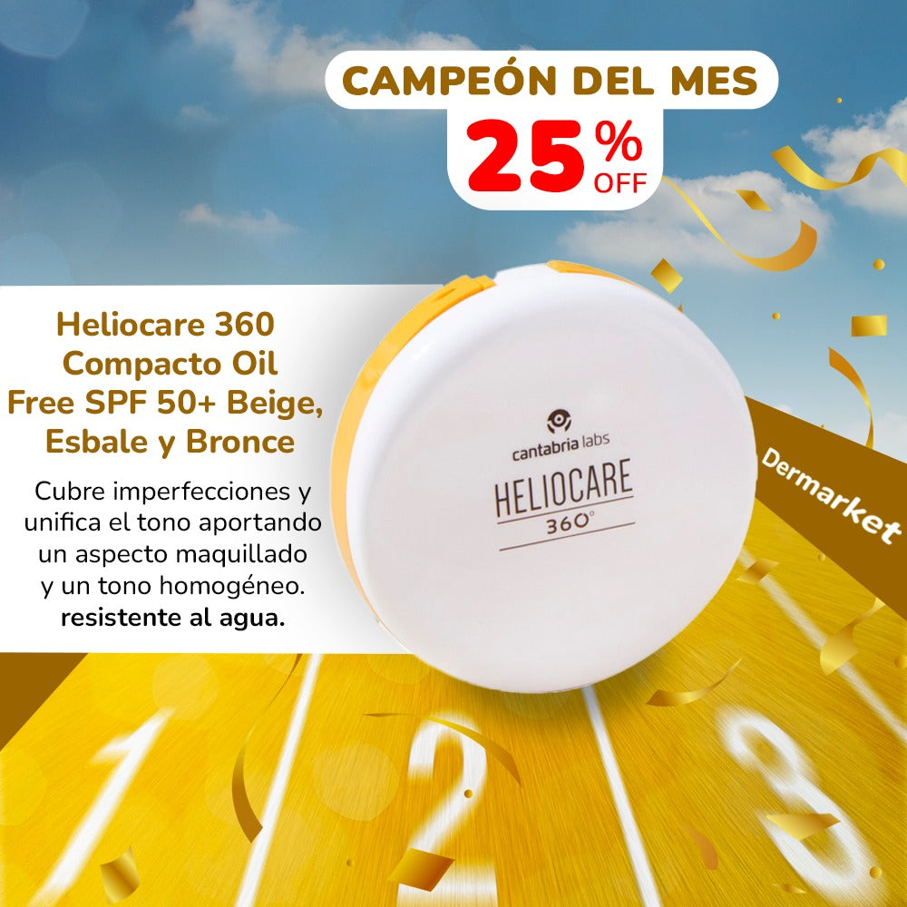 Heliocare 360 Compacto Oil-Free SPF 50+ - Beige