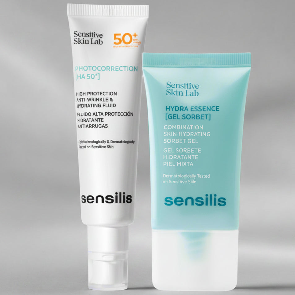 Kit SENSITOP Sensilis Photocorrection [HA 50+] Protección solar GRATIS Hydra Essence Gel