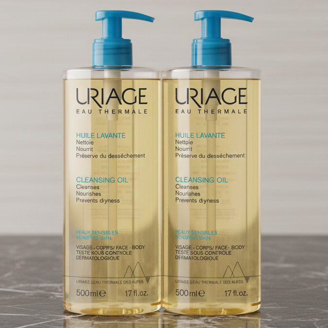 Kit 2x1 BODY OIL Uriage huile lavante x 500ml - Limpieza. Compra 1 lleva 2