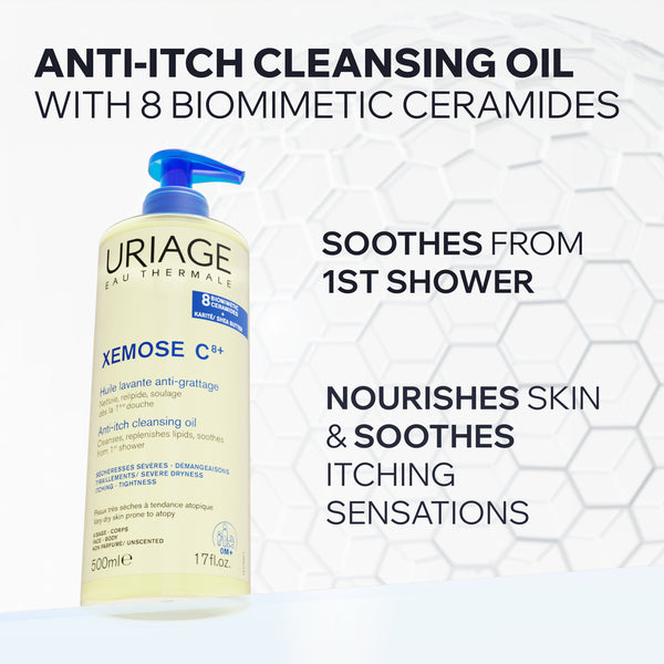Uriage Xémose C8+ Aceite Limpiador Calmante x 500ml