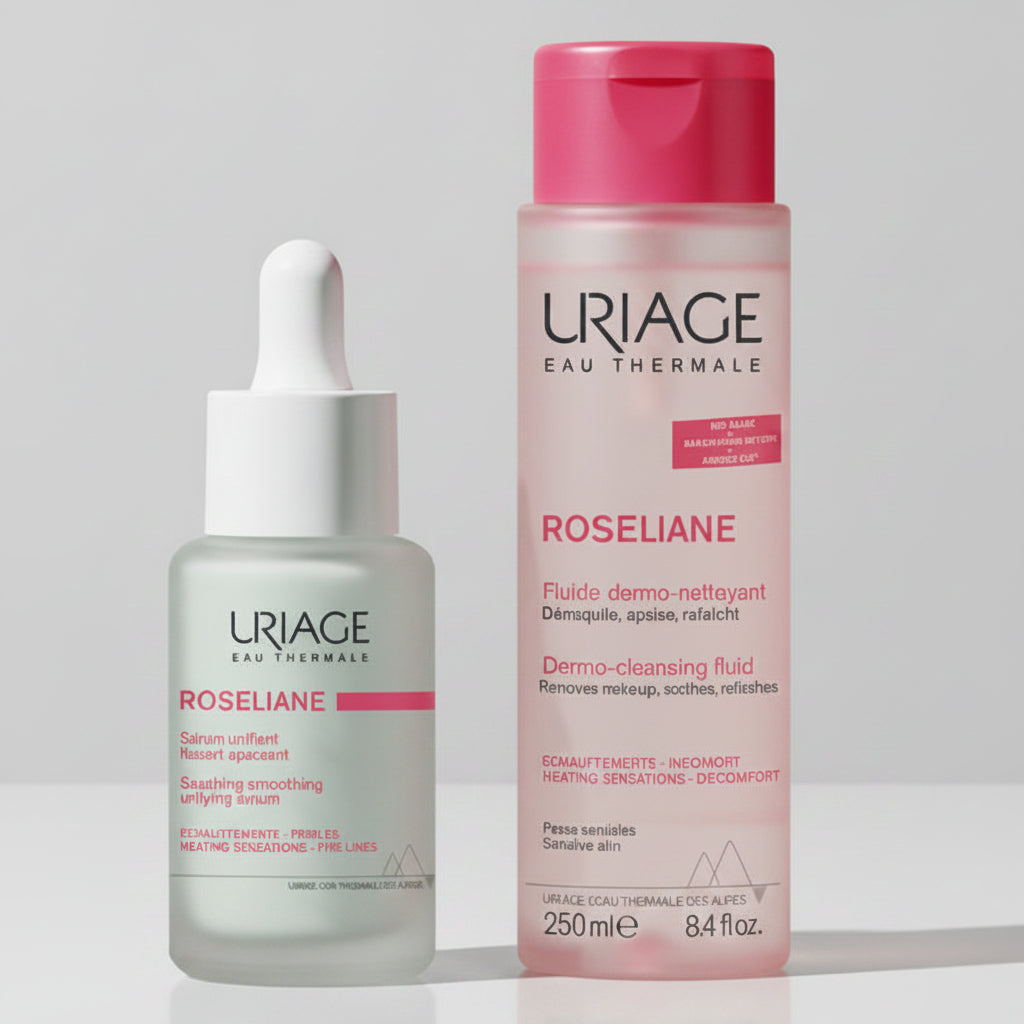 Kit ROJO Roséliane Suero Booster Calmante GRATIS Roséliane Dermo-Limpiador x 200ml