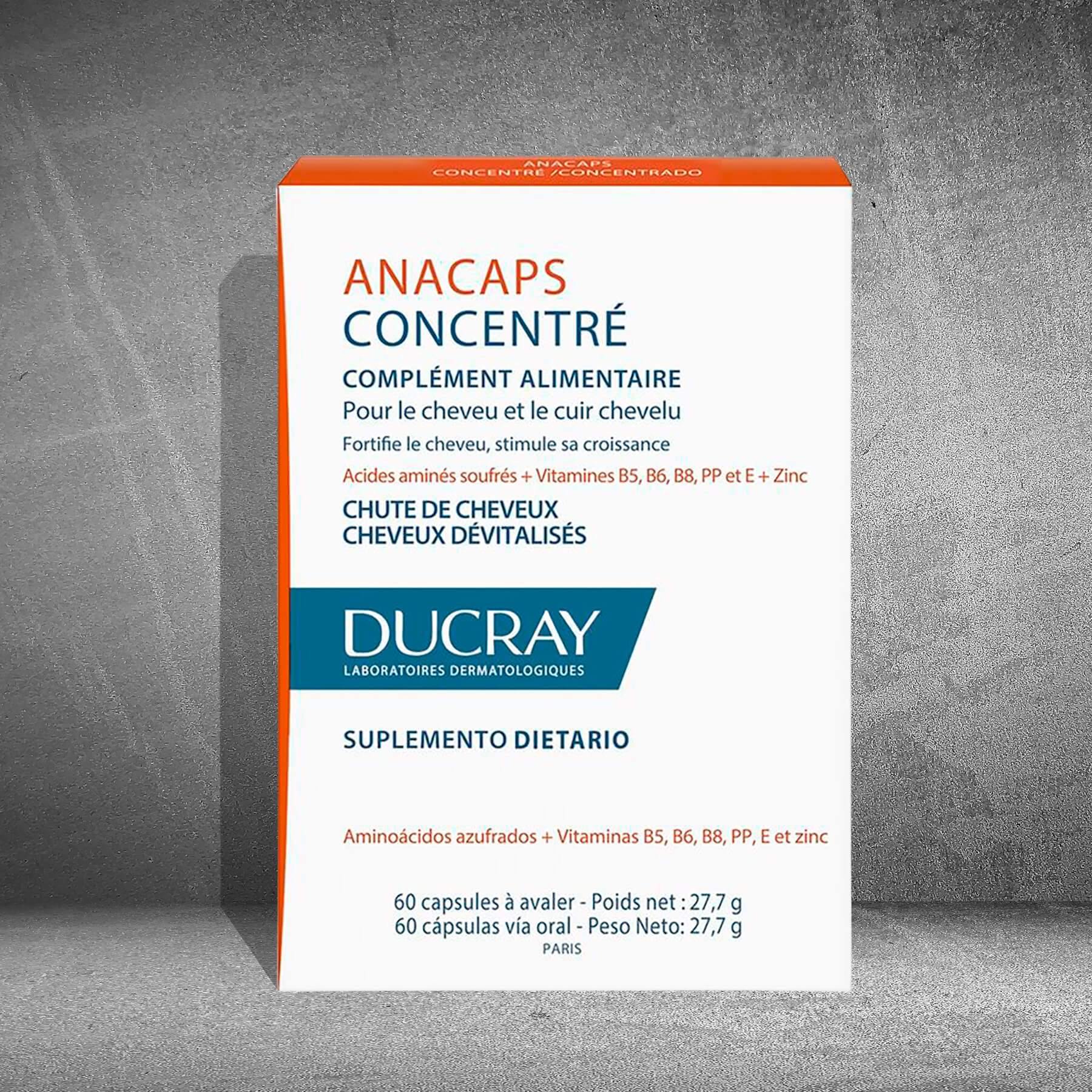 Anacaps Ducray 60 Cap - Pelo - Dermarket Colombia